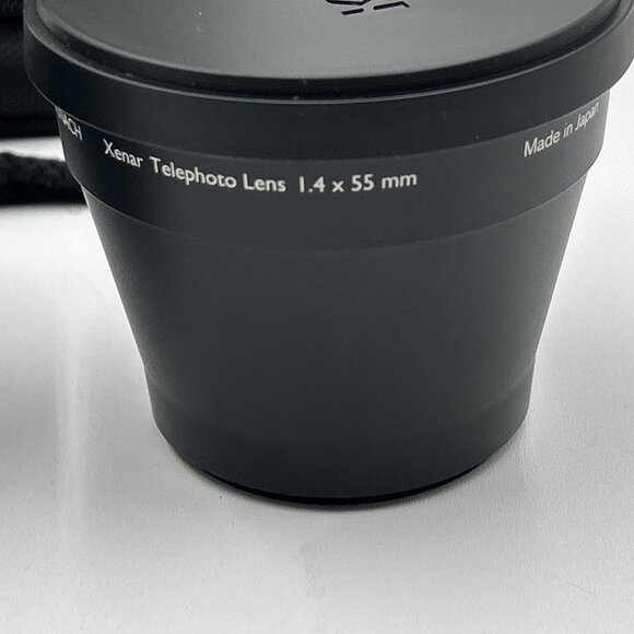 Kodak Schneider 1.4 x 55mm Xenar Telephoto Lens Black- W/ Case Made In Japan - Picture 4 of 9